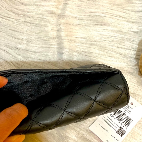 Kate Spade Black Smooth Quilted Large Turn Lock Wallet - Picture 5 of 11